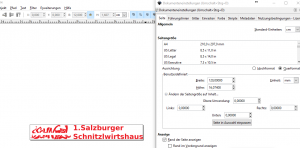 Darstellung + Werte v. Inkscape